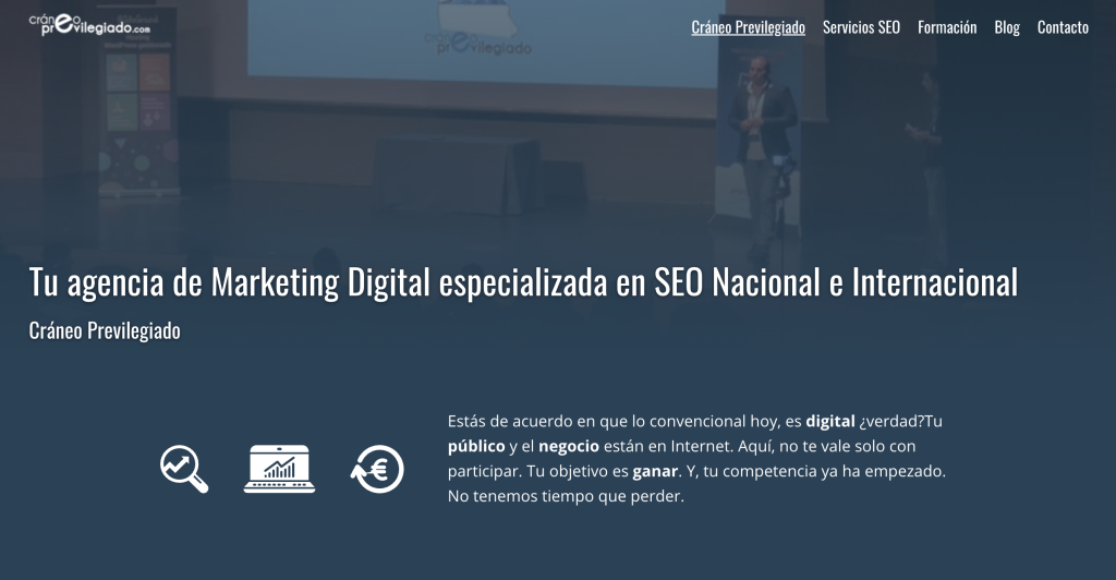 Mejores agencias SEO en España - Cráneo Previlegiado